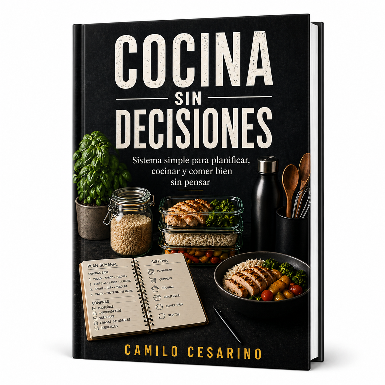 Cocina Sin Decisiones: sistema simple para planificar, cocinar y comer bien sin pensar